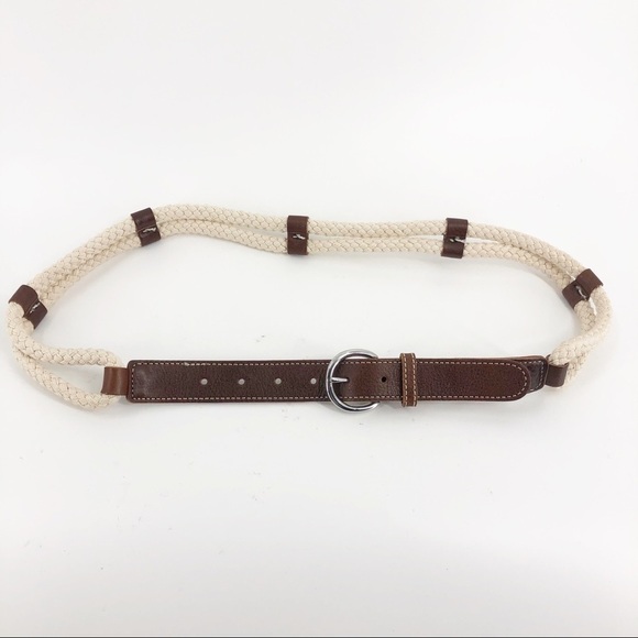 Lands' End | Accessories | Lands End Nautical Rope Belt Large | Poshmark